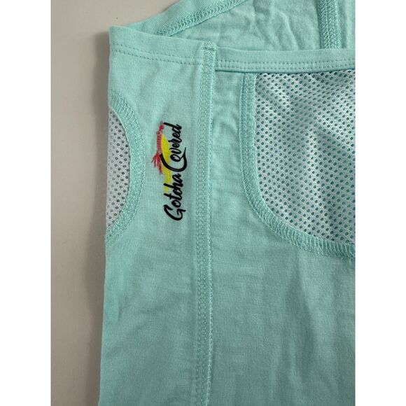 Gotcha Covered Head & Neck Gaiter Aqua Blue Hunting Fishing Size S/M - Picture 3 of 9